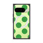 プレミアムスクエアケース with Pixelsnap［ シンプルドット - Green ］