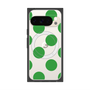 プレミアムスクエアケース with Pixelsnap［ シンプルドット - Green ］