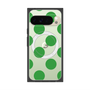 プレミアムスクエアケース with Pixelsnap［ シンプルドット - Green ］