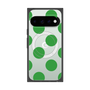 プレミアムスクエアケース with Pixelsnap［ シンプルドット - Green ］