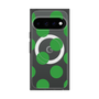 プレミアムスクエアケース with Pixelsnap［ シンプルドット - Green ］