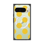 プレミアムスクエアケース with Pixelsnap［ シンプルドット - Yellow ］