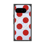 プレミアムスクエアケース with Pixelsnap［ シンプルドット - Red ］
