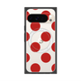 プレミアムスクエアケース with Pixelsnap［ シンプルドット - Red ］