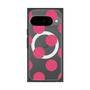 プレミアムスクエアケース with Pixelsnap［ シンプルドット - Pink ］