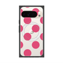 プレミアムスクエアケース with Pixelsnap［ シンプルドット - Pink ］