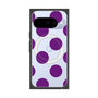 プレミアムスクエアケース with Pixelsnap［ シンプルドット - Purple ］