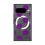 プレミアムスクエアケース with Pixelsnap［ シンプルドット - Purple ］