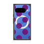 プレミアムスクエアケース with Pixelsnap［ シンプルドット - Purple ］