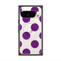 プレミアムスクエアケース with Pixelsnap［ シンプルドット - Purple ］
