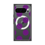 プレミアムスクエアケース with Pixelsnap［ シンプルドット - Purple ］
