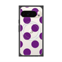 プレミアムスクエアケース with Pixelsnap［ シンプルドット - Purple ］