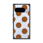 プレミアムスクエアケース with Pixelsnap［ シンプルドット - Brown ］