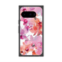 プレミアムスクエアケース with Pixelsnap［ アートフラワー・オーキッド ］