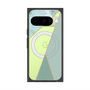 プレミアムスクエアケース with Pixelsnap［ マーブルトライアングルパレット - Green ］