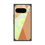 プレミアムスクエアケース with Pixelsnap［ マーブルトライアングルパレット - Orange ］