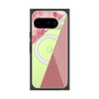 プレミアムスクエアケース with Pixelsnap［ マーブルトライアングルパレット - Pink ］