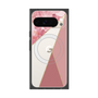 プレミアムスクエアケース with Pixelsnap［ マーブルトライアングルパレット - Pink ］