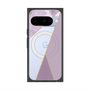 プレミアムスクエアケース with Pixelsnap［ マーブルトライアングルパレット - Purple ］