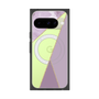 プレミアムスクエアケース with Pixelsnap［ マーブルトライアングルパレット - Purple ］