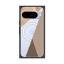 プレミアムスクエアケース with Pixelsnap［ マーブルトライアングルパレット - Brown ］