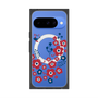 プレミアムスクエアケース with Pixelsnap［ 北欧フラワーバード ］
