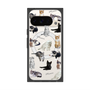 プレミアムスクエアケース with Pixelsnap［ キャットコレクション ］