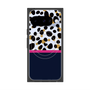 プレミアムスクエアケース with Pixelsnap［ ツインダルメシアンライン ］