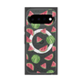 プレミアムスクエアケース with Pixelsnap［ クレヨンスイカ ］