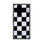 プレミアムスクエアケース with Pixelsnap［ 市松模様 - Black ］