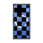 プレミアムスクエアケース with Pixelsnap［ 市松模様 - Black ］