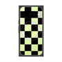 プレミアムスクエアケース with Pixelsnap［ 市松模様 - Black ］