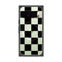 プレミアムスクエアケース with Pixelsnap［ 市松模様 - Black ］