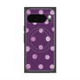 プレミアムスクエアケース with Pixelsnap［ 水彩ドット・レトロカラー - Purple ］