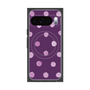 プレミアムスクエアケース with Pixelsnap［ 水彩ドット・レトロカラー - Purple ］