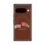 プレミアムスクエアケース with Pixelsnap［ Teatime - Brown ］