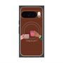 プレミアムスクエアケース with Pixelsnap［ Teatime - Brown ］