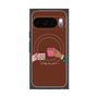プレミアムスクエアケース with Pixelsnap［ Teatime - Brown ］
