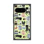 プレミアムスクエアケース with Pixelsnap［ Funny Cats - 04 ］