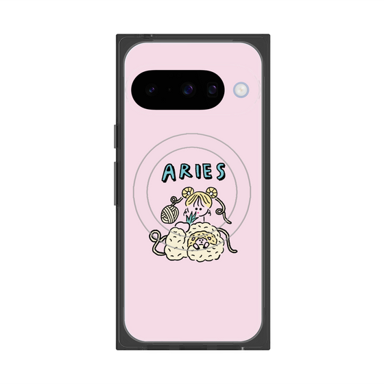 プレミアムスクエアケース with Pixelsnap［ Aries ］