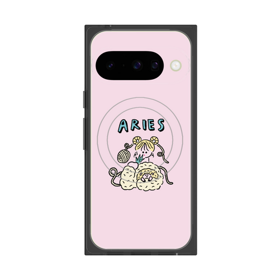 プレミアムスクエアケース with Pixelsnap［ Aries ］