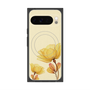 プレミアムスクエアケース with Pixelsnap［ Natural Flower - Yellow ］