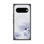 プレミアムスクエアケース with Pixelsnap［ Natural Flower - blue ］