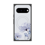 プレミアムスクエアケース with Pixelsnap［ Natural Flower - blue ］