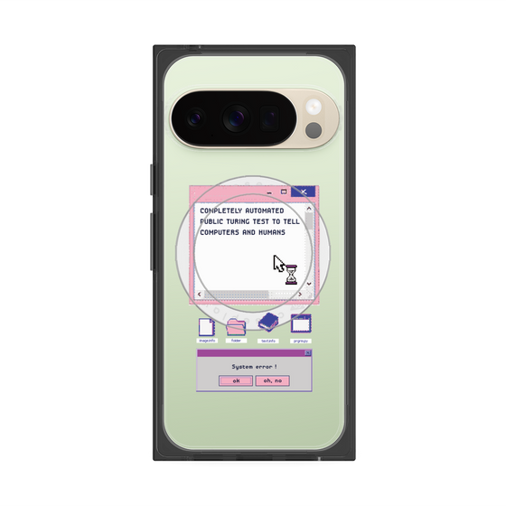 プレミアムスクエアケース with Pixelsnap［ System error! ］