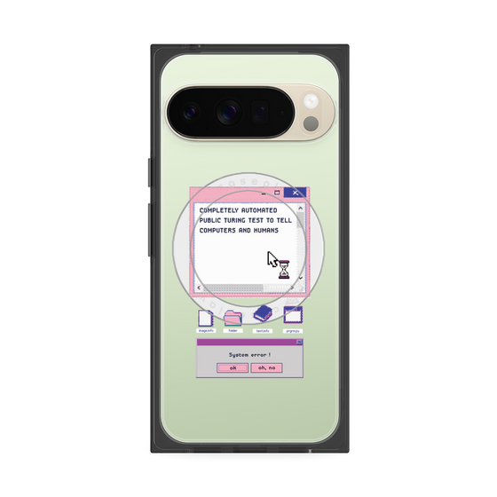 プレミアムスクエアケース with Pixelsnap［ System error! ］