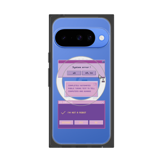 プレミアムスクエアケース with Pixelsnap［ I'm NOT A ROBBOT! ］