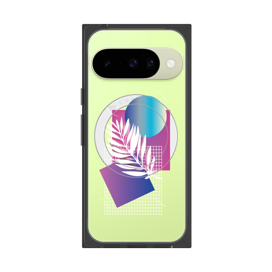 プレミアムスクエアケース with Pixelsnap［ Botanical ］
