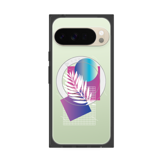 プレミアムスクエアケース with Pixelsnap［ Botanical ］