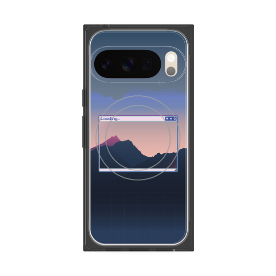 プレミアムスクエアケース with Pixelsnap［ Mountain ］